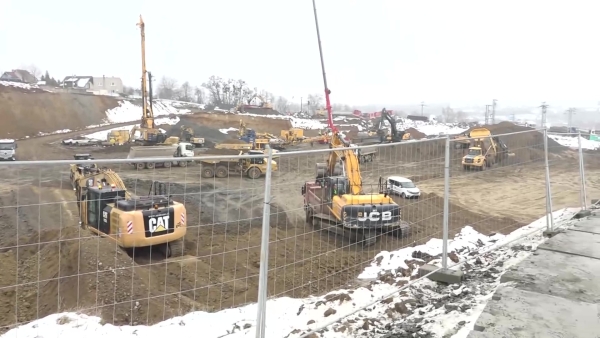 Vojenská nemocnica, výkopové práce v záverečnej fáze